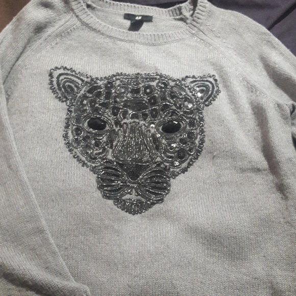 H&M Sweaters - Studs black panther sweater